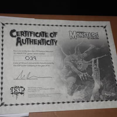 ESP LTD EC Frazetta Beauty and Beast Graphic, 2013 - 2014 - only 50 made! image 18