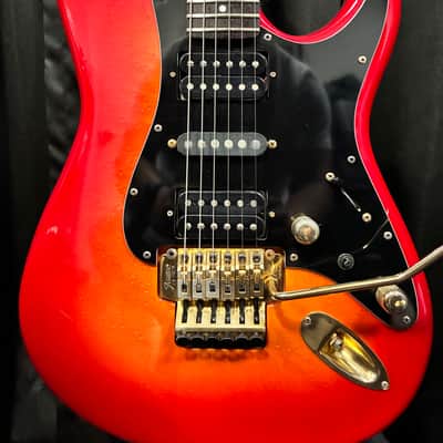 Fender MIJ (Made In Japan) STR-80 HSH EX-TREM E-Series Fujigen 1984-1987 - Cherry Sun Burst image 1