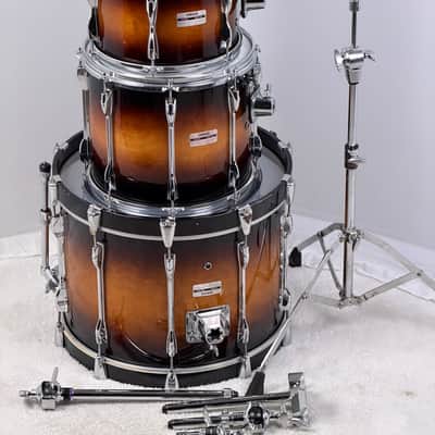 Yamaha 20/10/12/14" Recording Custom 1994 Drum Set - Tobacco Sunburst image 5