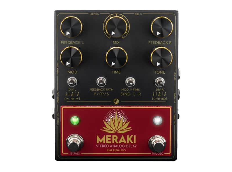 Walrus Audio Meraki Stereo Analog Delay - Bucket Brigade *AUTHORIZED DEALER image 1