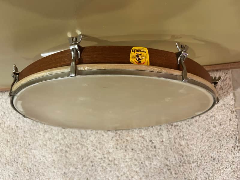 Studio 49 Vintage 19" Hand Drum Instrumentenbau - Natural Skin and Hardwood image 1