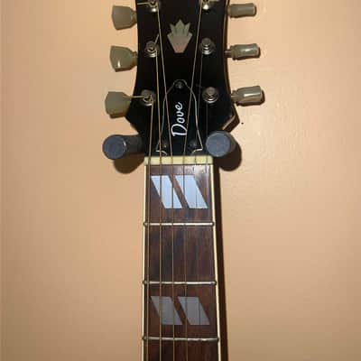 Epiphone dove 90s - wine red image 5