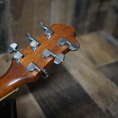 Galveston WOB-500BK Black Acoustic Electric Guitar Plastic Back | Needs Work | See Description | image 12