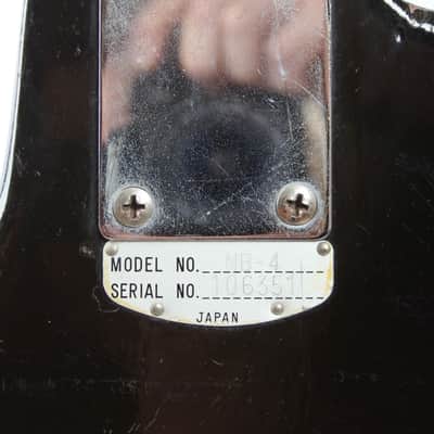 1960s Teisco NB-4 sunburst EB-200 image 11