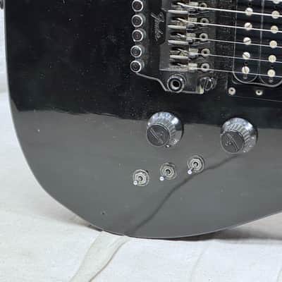 Fender Contemporary / Boxer Series TL-556 tl556 Telecaster HSS Guitar - MIJ Made In Japan 1984 - 1989 - Black image 5