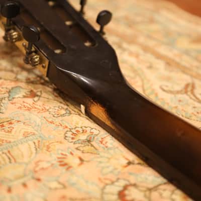 1935 Roundup Supertone Gene Autry Acoustic Guitar with Original Case Worldwide Shipping image 20
