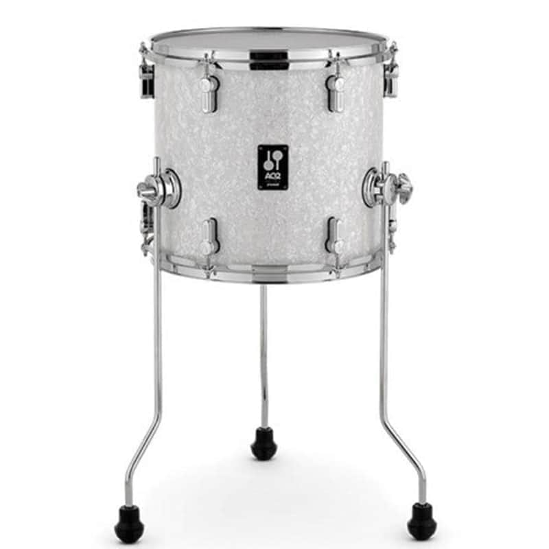 Sonor AQ2 14x13 Maple Floor Tom White Marine Pearl image 1