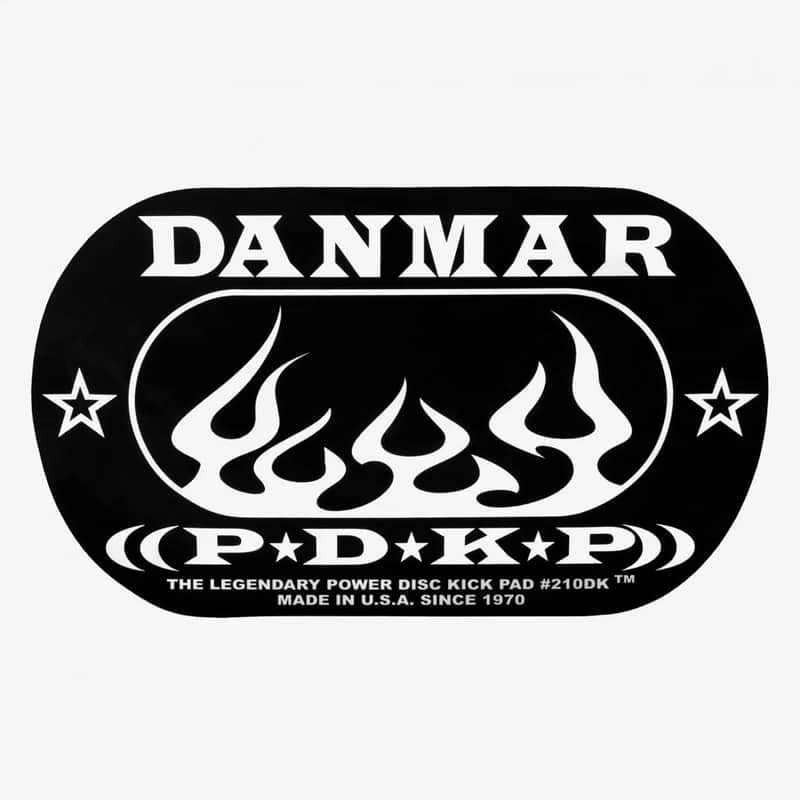 Danmar Double Power Disc Kick Pad, Skulls image 1