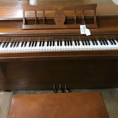Henry F. Miller Spinet Piano Walnut image 2