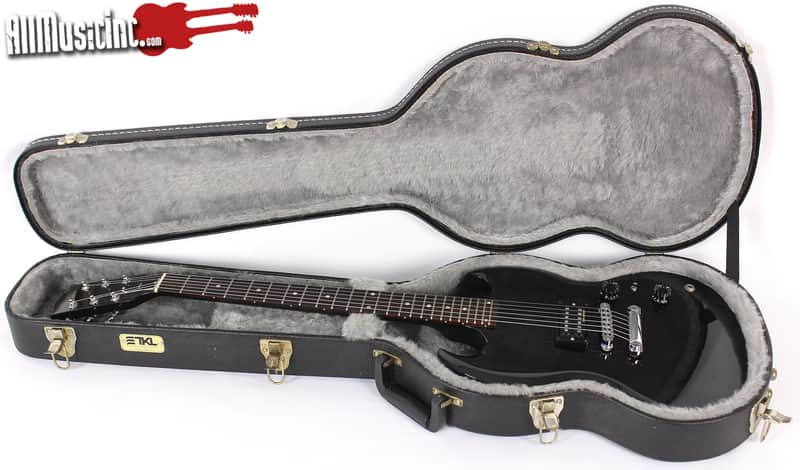 Gibson SG SG-X SG-1 24-Fret Black Electric Guitar w/ TKL HSC | Reverb