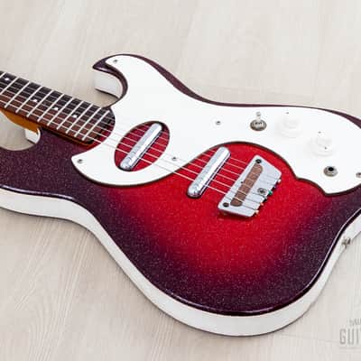 1965 Silvertone 1457 Vintage Amp-in-Case Guitar & Tube Amp Set, Danelectro USA image 10
