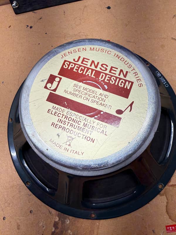 Jensen C12K Vintage Ceramic 12" 100-Watt 8ohm Guitar Speaker 2010s - Green image 1