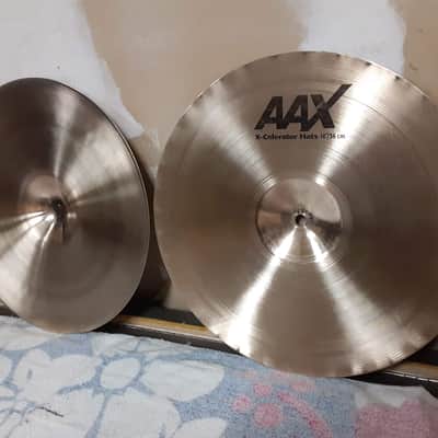 Sabian 14" AAX X-Celerator Hi-Hat Cymbals (Pair) 2005 - 2018 - Natural image 13