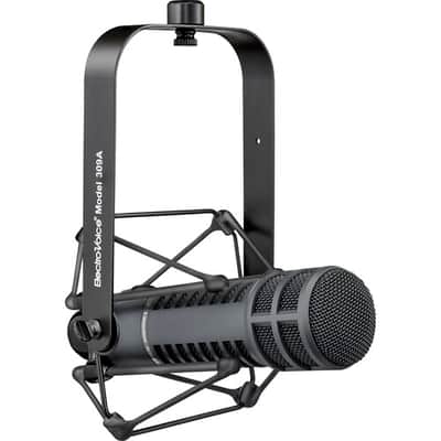 Electro-Voice RE20-BLACK Broadcast Announcer Microphone with Variable-D image 2