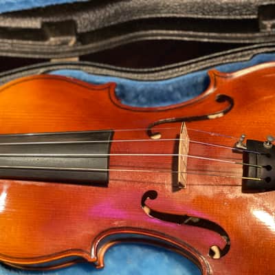 Josef Lorenz Luby (Schonbach) 4/4 Violin – Czechoslovakia w/ Case & Bow image 9