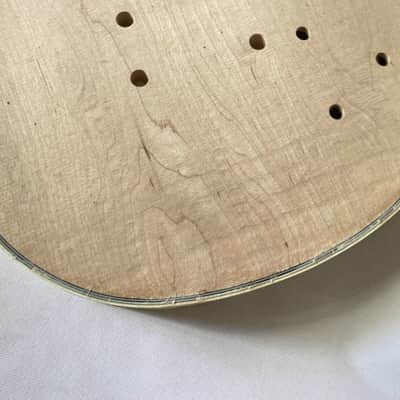 Maple Veneer Top Guitar Single Cut Basswood Body image 12