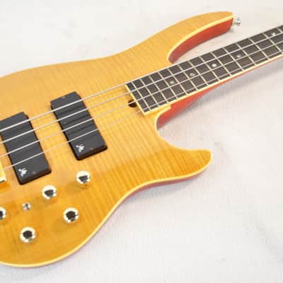 Brian Moore i4 i2000 2001 Natural 4 String Bass Neck-Thru w/OHSC image 12