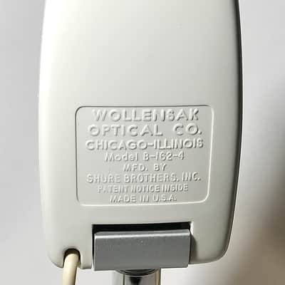 Vintage 1950’s Wollensak by Shure B-162-4 Dynamic Microphone with Stand - Cool Retro 50’s Styling! image 4