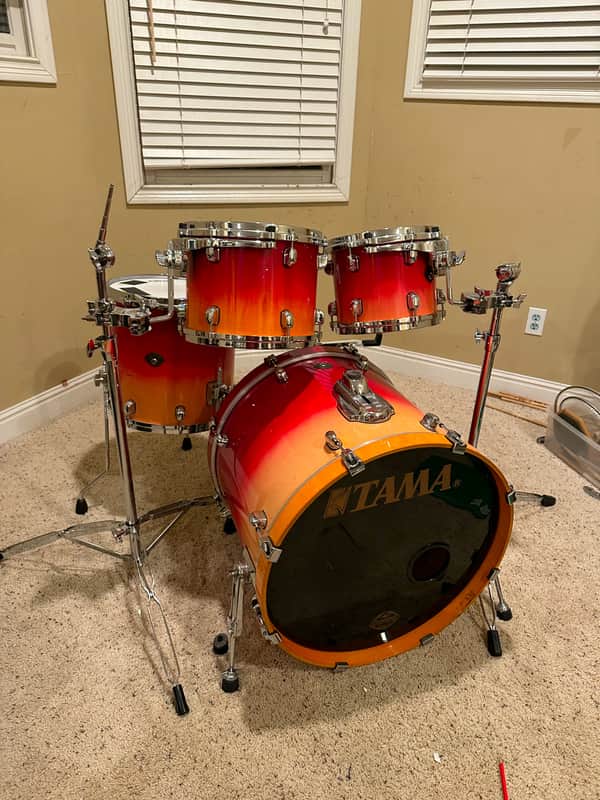 Tama Starclassic Birch Early 2000s - Aztec 2 Tone Sunburst image 1