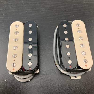 Epiphone Alnico Classic Pro Cream/Black Zebra Humbucker Guitar Pickup Set - Cream / Black Zebra image 3