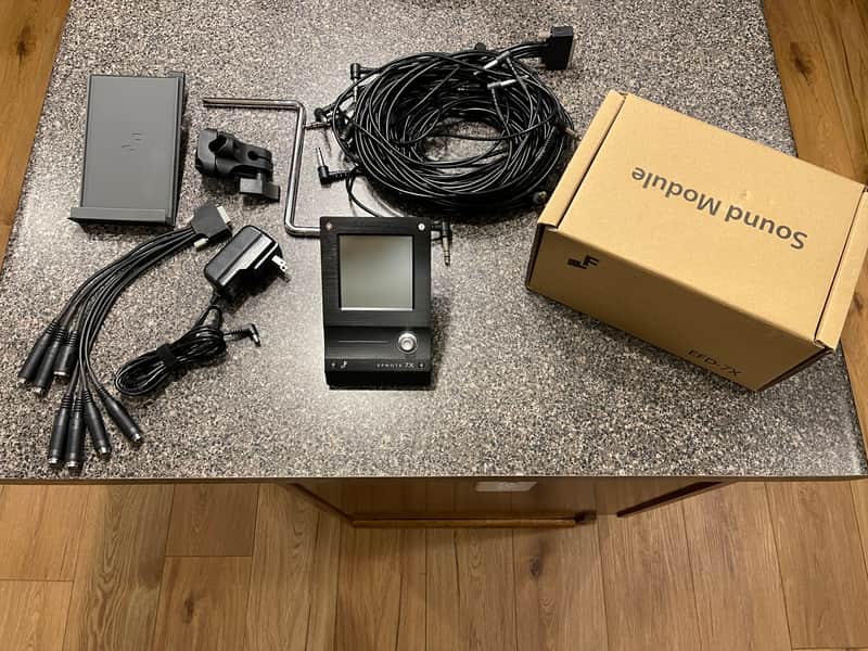 EFNOTE 7X Electronic Drum Module & EFNOTE EFD-H14 14" Electronic Hi-Hat Cymbals image 1