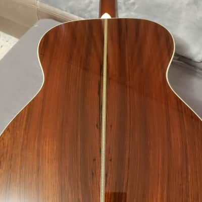 Santa Cruz Guitar Co. | OM Custom | Brazilian Rosewood & Tunnel 13 Redwood | Serial No. 4741 | Nitrocellulose image 11