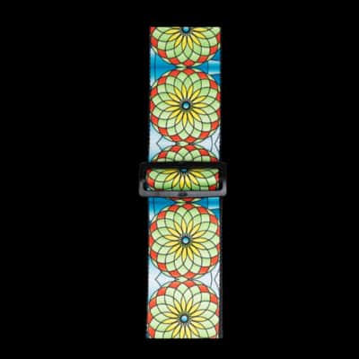 Levy's Stained Glass Guitar Strap - Spring Bloom image 3
