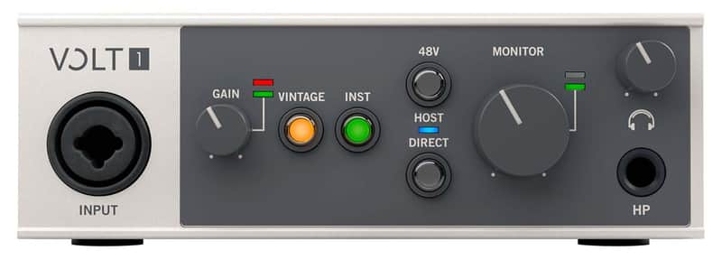 Universal Audio Volt 1 USB Interface 2023 - Silver image 1