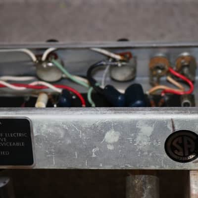 Vintage Fender Silverface Champ Tube Amp Chassis - Fully Working - No Tariffs image 11