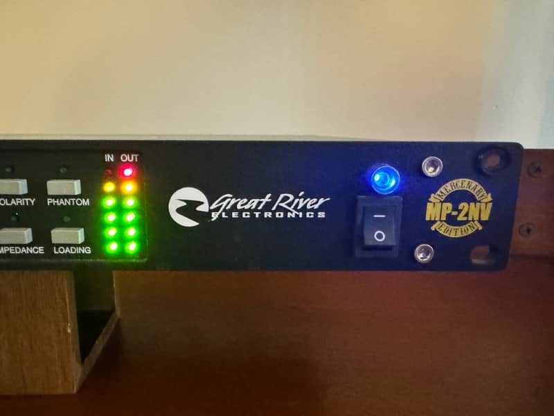 Great River MP-2NV Dual Channel Mic Preamp – Excellent Condition – Classic Neve-Style Tone image 1