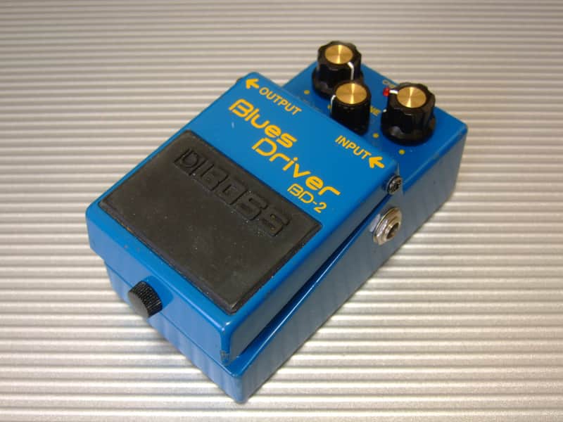 Early Model Boss BD-2 Blues Driver (Silver Label) 1995 - Present - Blue image 1