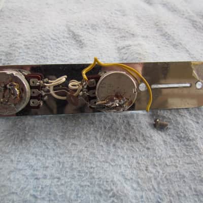 Telecaster Control Plate With Pots & Dome Knobs Import Telecaster Control Plate With Knobs & Pots image 3