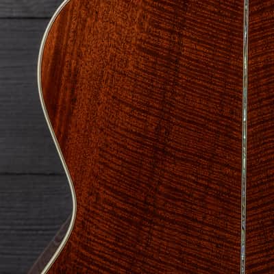 Santa Cruz Custom OM Fiddleback Mahogany / Old Growth Sitka Acoustic Guitar image 7