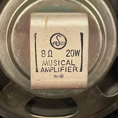 1960’s Teisco Express 5 Tube Amp Amplifier 10” Speaker w Tremolo + Reverb MIJ Japan Rare Dual Voltage 110-220V image 9