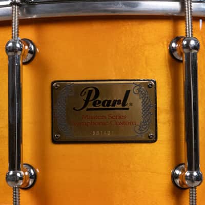 Pearl Symphonic 6.5x14 6-Ply Maple Snare Drum image 11
