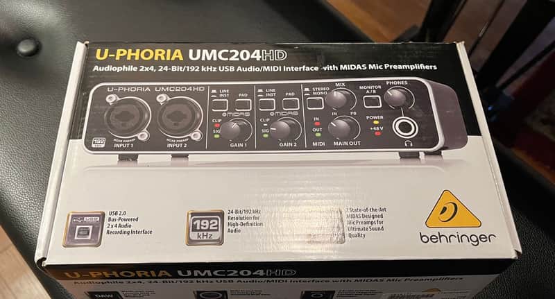 Behringer U-Phoria UMC204HD USB Audio Interface 2015 - Present Standard image 1
