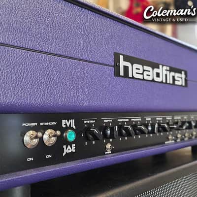 Headfirst Evil Joe 50w Head - Purple Tolex image 4