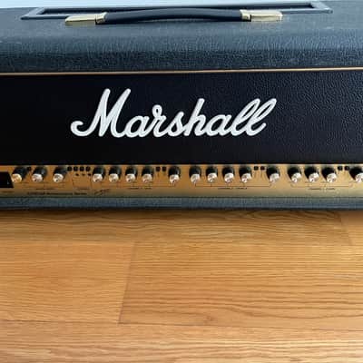 Marshall 6100 LM new caps 30th Anniversary 3 Channel 100 W Head 1992 - 1997 Black image 1
