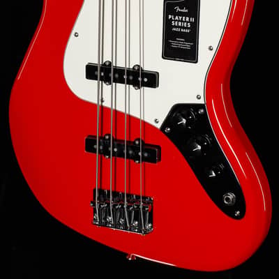 Fender Player II Jazz Bass Maple Fingerboard Coral Red (866) image 1