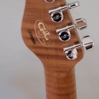 G&L Custom Shop ASAT Bluesboy 2024 - Emerald Blue Paisley image 9
