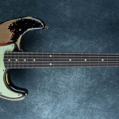 Fender Custom Shop Kyle McMillin Masterbuilt 61 Strat Super Heavy Relic 3 Tone Sunburst R148517 image 2