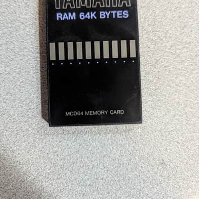 Yamaha MCD64 RAM Card SY 77 SY35 SY55 SY77 SY85 SY99 TG33 TG55 TG77 / NEUwertig + OVP✅