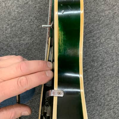 Yamaha SA-30 T Hollow Body with Tremolo 1967 - 1972 - Dark Green image 15