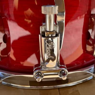 Pearl Export Series 14"x5.5" Snare Drum - Natural Red Cherry image 4