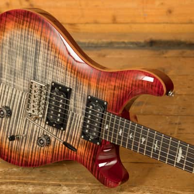 PRS SE Custom | Custom 24 - Charcoal Cherry Burst image 5