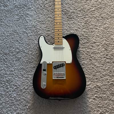 Fender Standard Telecaster 2015 Sunburst MIM Lefty Left-Handed Maple Neck Guitar image 1