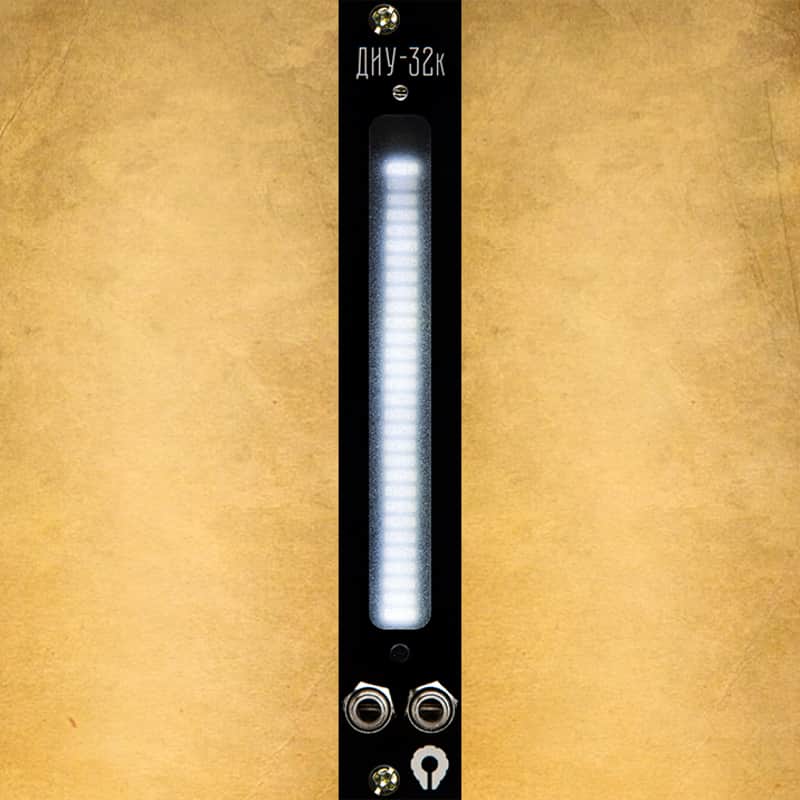 PARATEK Led VU meter "ДИУ-32к" ПБ round black image 1