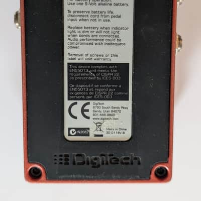 DigiTech X-Series Bass Squeeze Compressor/Sustain 2010s - Copper image 3