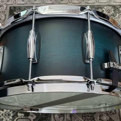 Mint Gretsch Renown 6.5X14” Satin Antique Blue Burst Snare Drum RN2-65145-SABB image 4
