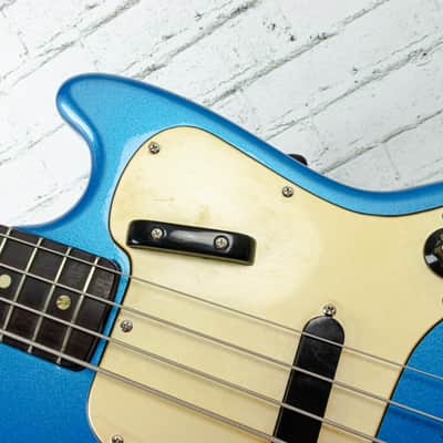 1971 Fender Musicmaster Bass Lake Placid Blue (Refinshed) w/OHSC image 10